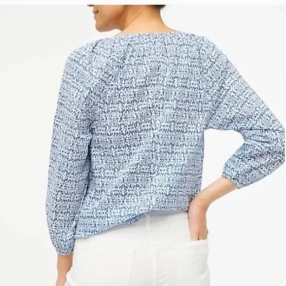 J.Crew Raglan cotton popover top Size XS - Picture 2 of 10